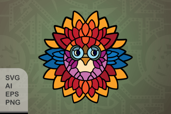 Funny Floral Bird H: Graphics & Illustrations Review
