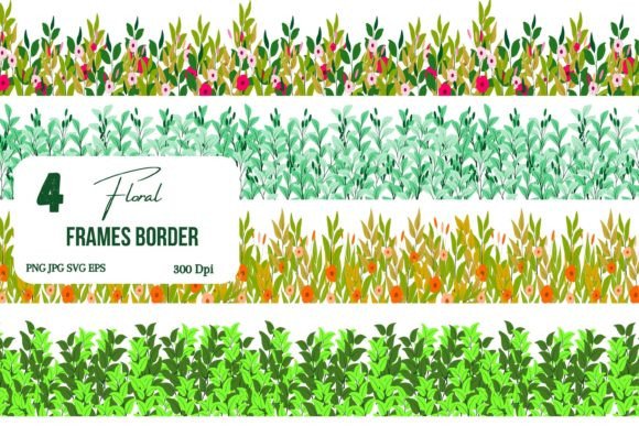 Reviewing Floral Frames Border, Leaves Clipart for Stitching