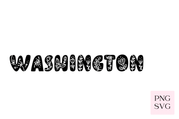 Washington Floral Graphics and Illustrations Review